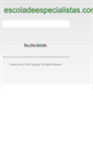 Mobile Screenshot of escoladeespecialistas.com